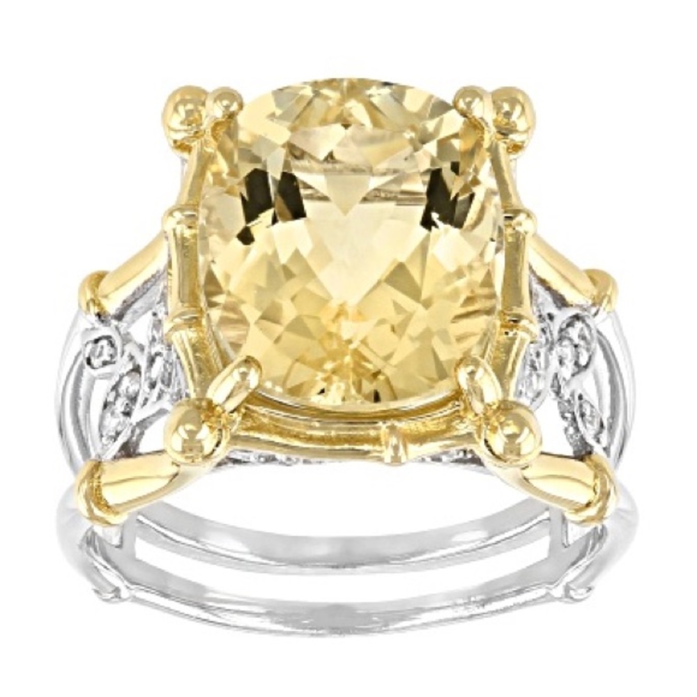 Yellow Labradorite Ring